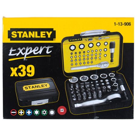Stanley 40 RÉSZES BEHAJTÓ FEJ KÉSZLET 25MM