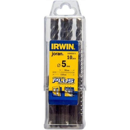 10 db-os Irwin SPEEDHAMMER™ PLUS FÚRÓ 5,0x50x110 mm-es betonfúró készlet 