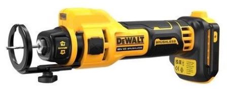 DeWalt DCE555N Akkus 18V-os XR Li-Ion gipszkarton kivágó szerszám-akkumulátor és töltő nélkül