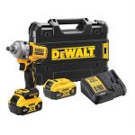  Akkus 18V XR kefe nélküli ütvecsavarozó 1/2" - 2x5.0 Ah akku és töltő - TSTAK