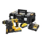   Akkus - 18V - XR kefe nélküli SDS-Plus fúró-vésőkalapács - 2db 5.0 Ah  POWERSTACK - TSTAK II-ben