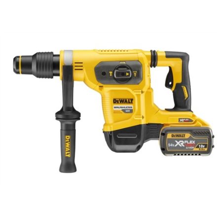 Dewalt 54V Flexvolt SDS-Max fúrókalapács, 2x54V/9.0Ah, töltő, koffer + AJÁNDÉK 54V XR Flexvolt 9AH akkumulátor