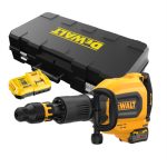   Dewalt 54V XR FLEXVOLT 11 kg-os bontókalapács, SDS-MAx 3×9AH töltő, koffer + töltő Kofferben + AJÁNDÉK 54V XR  9AH akkumulátor