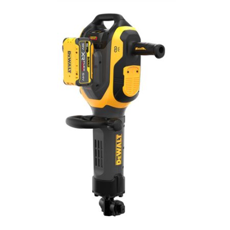 Dewalt 54V XR FLEXVOLT 28 mm-es HEX bontókalapács - 2 x 15 Ah akku+ töltő Kofferben + AJÁNDÉK 54V XR  9AH akkumulátor