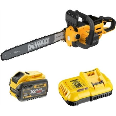 DeWalt 54V-os láncfűrész 1x9Ah akku+töltő  (50cm)
