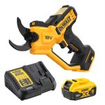 DEWALT 18V metszőolló 1 x 5Ah akku + töltő