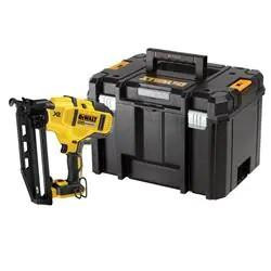 18V XR Li-Ion 16GA kefe nélküli szögbelövő Akku és Töltő nélkül kofferben