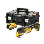   DeWalt Akkus, 18V XR többfunkciós osszcilácíós készülék kofferben 1 x 1,7ah powerstack akku, töltő nélkül