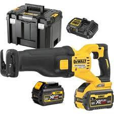 54V XR FlexVolt Kardfűrész 2x 6ah-ás akkumulátor és töltő