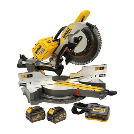 2 X 54V XR Flexvolt 305mm gérfűrész készletben plusz tápegységgel