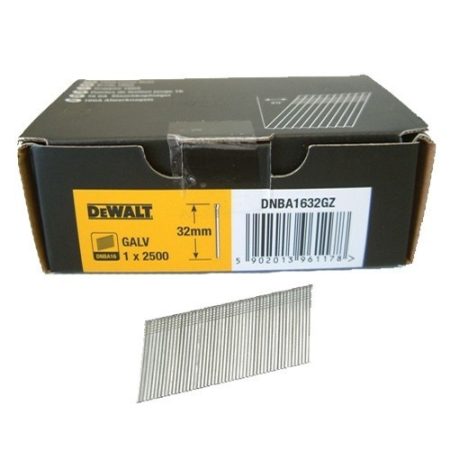 Dewalt 16GA 20 DEG FINISH NAIL 32MM GALV 2.5M