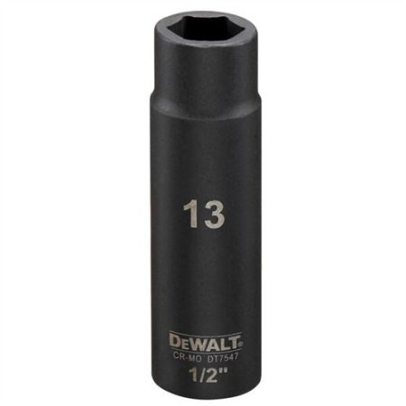 DeWalt 13 mm 1/2" dugókulcs (mély) 