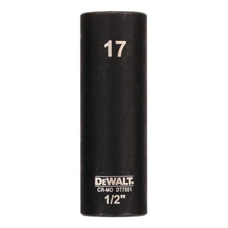 DeWalt 17 mm 1/2" dugókulcs (mély)