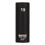 DeWalt 19 mm 1/2" dugókulcs (mély)