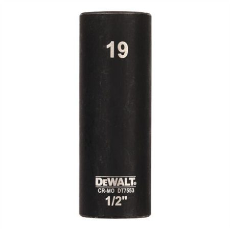 DeWalt 19 mm 1/2" dugókulcs (mély)