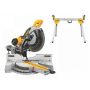 DeWALT DWS780-QS Gérvágó + DE7033-XJ állvány